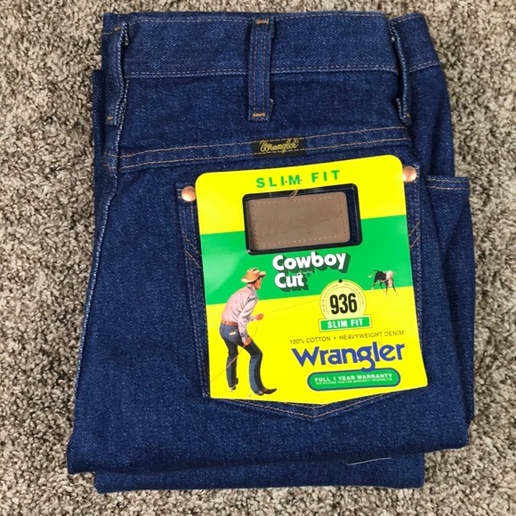 Wrangler | Jeans | Wrangler 936 Slim Fit Cowboy Cut Jeans 3 X 36 | Poshmark